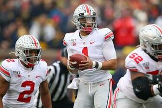 Justin Fields J K Dobbins Power Ohio State Past Michigan