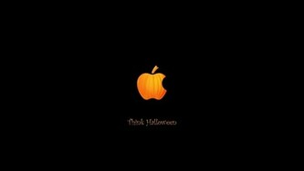 Apple And Halloween Wallpaper