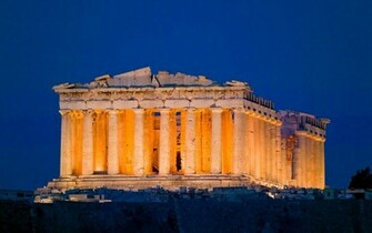 Parthenon At Night Wallpaper Temple Is The