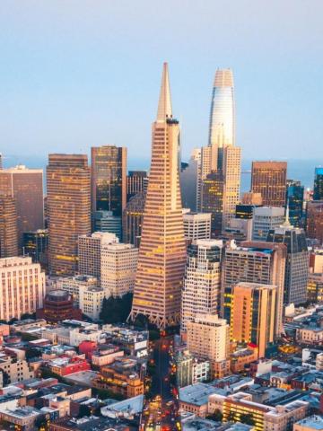 Aerial Of San Francisco HD Wallpaper Non Retina iPad