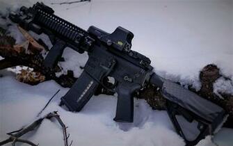 Ar The United States 56mm Caliber M16 Rifle Desktop Wallpaper