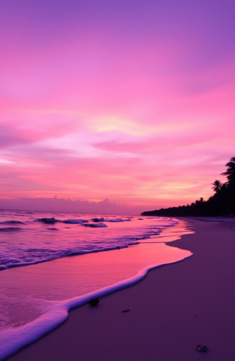 Purple Beach Wallpaper