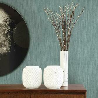 Bluebell Wallpaper By A Street Chenille Faux Linen