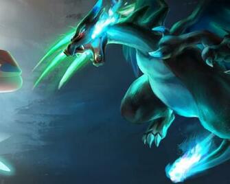 Wallpaper Pokemon Charizard Mega X