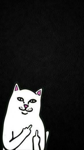 Ripndip Nermal Wallpaper Chido Black Imagem De Fundo Para