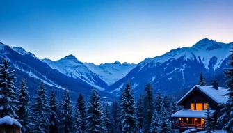 Mountain Christmas Wallpaper
