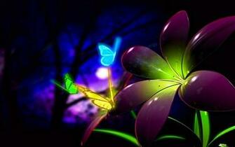 3d Effect Flower 1080p Wallpaper Fine Wallpaper