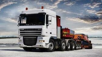 Daf Xf Truck 1080p HD Wallpaper Widescreen Kami