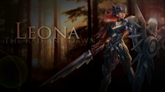 Leona Wallpaper Black League Of Legends By Sonsofparagon On