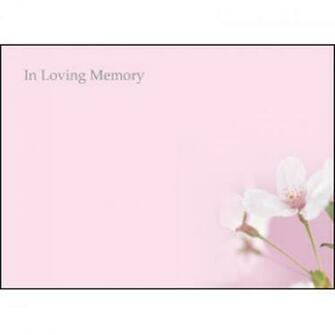 Memorial Flowers Background In Loving Memory White Flower