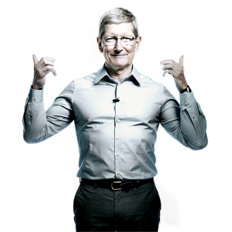 Tim Cook And iPhone Png Wallpaper