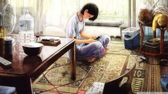 Girl Playing Video Games Wallpaper