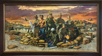 We Build Fight Diamond Anniversary Print The Cec Seabee