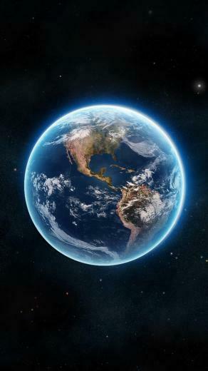 Earth The Blue Planet iPhone 5s Wallpaper