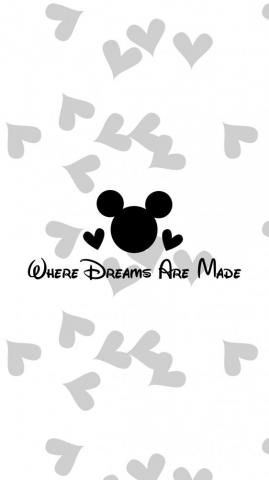 White Mickey Mouse Wallpaper On
