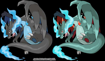 Mega Charizard X By Xous54