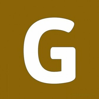 Letter Background Template Gold G