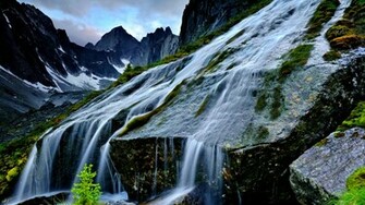 Rocky Mountain Falls Wallpaper
