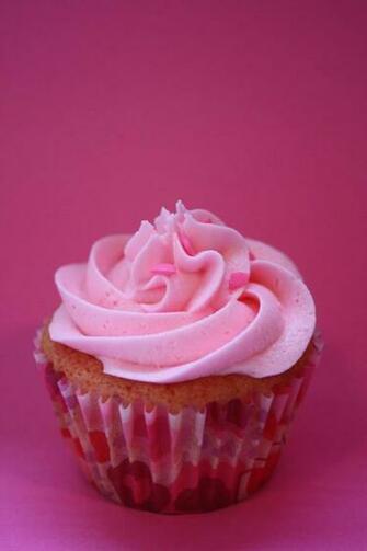Pink Cupcake Wallpaper