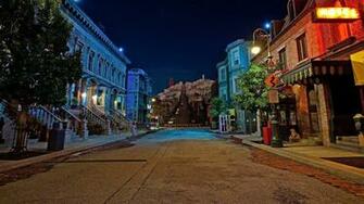 City Night Lights Street Building Wallpaper Background 4k Ultra