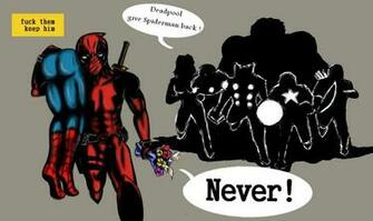 Deadpool Kidnaps Spiderman By Froggycomics