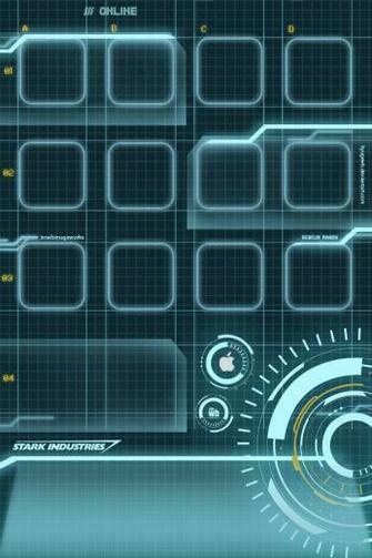 iPhone 4s Jarvis Background For Home Screen