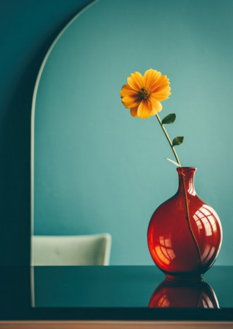 Flower Vase Image Wallpaper