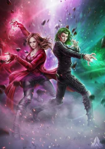 Scarlet Witch And Polaris Quicksilves Magneto Ideas In