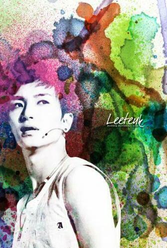 Leeteuk In Watercolor iPhone Ipod Wallpaper By Dextera