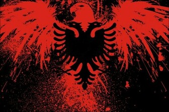 Albanian Flag Wallpaper