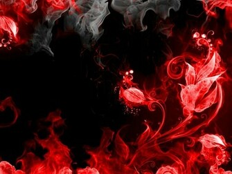 Red Smoke Wallpaper