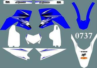 Styles Team Graphics Background Decals Stickers For Yamaha