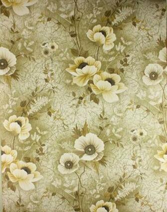 Original Brown Hues Floral Wallpaper Anthropologie Style Last