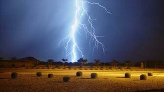 Widescreen Thunder Storm Wallpaper And Background Fun