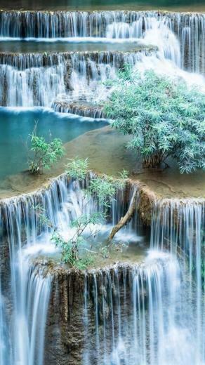 Amazing Nature Waterfall HD iPhone Wallpaper