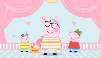 Preppy Peppa Pig Wallpaper