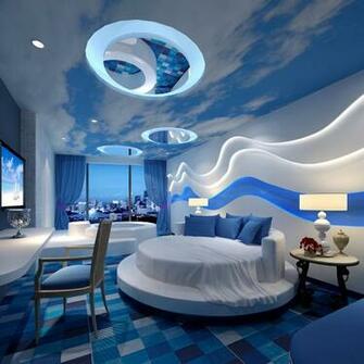 Wallpaper Ktv Star Hotel Ceiling 3d Stereoscopic Background
