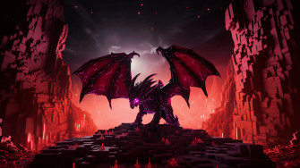 Minecraft Enderdrake In The Nether R Wallpaper