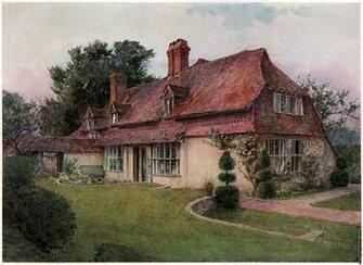 Pin Old English Cottage Windows Wallpaper