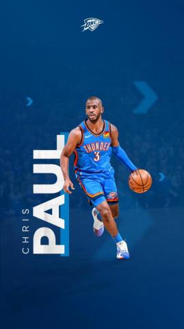 Chris Paul Okc Thunder Wallpaper Teahub Io