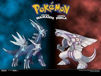 Pok Mon Diamond Pearl Dialga Palkia Il Wallpaper