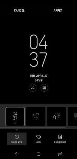 Customize The Samsung Galaxy S8 S Always On Display
