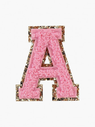 Preppy Pink Varsity Letter A Sticker By Ktp100