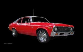Chevy Nova Wallpaper Red Hardtop 1280