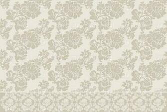Seamless Victorian Wallpaper With Floral Border Background