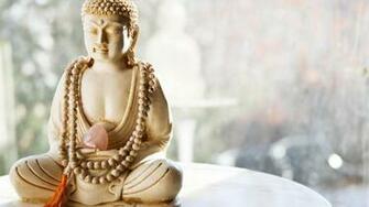White Buddha Statue Wallpaper