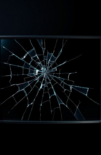 Cracked Tv Screen Prank Wallpaper