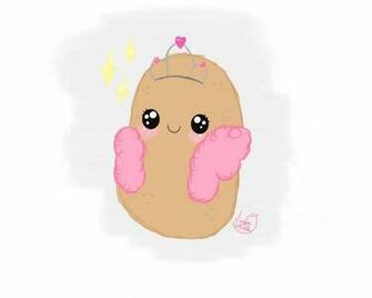 Kawaii Potato X3 By Sk3tchington