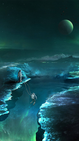 Wallpaper Foto Dari Astronaut Aesthetic