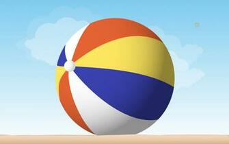 Beachball Vida Cosas Wallpaper